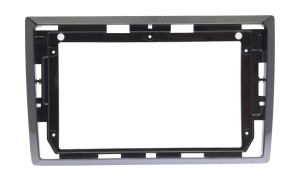 Рамка магнитолы 9.0" (цв.Глянцевый Черный) для VOLKSWAGEN New Beetle 2011-2019