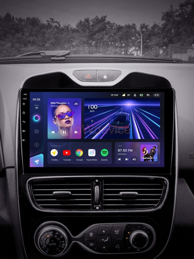 Штатная магнитола Teyes CC3 4/64 Renault Clio 4 BH98 KH98 (2016-2019)