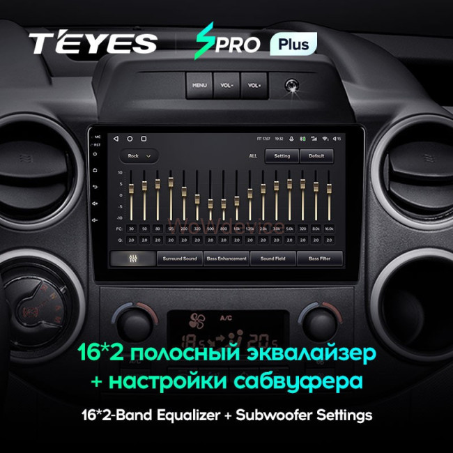 Штатная магнитола Teyes SPRO Plus 4/64 Citroen Berlingo 2 B9 (2008-2019)