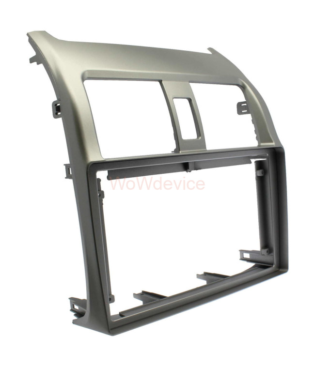 Рамка магнитолы 9.0" (цв.Серый) для HONDA Airwave 2005-2010