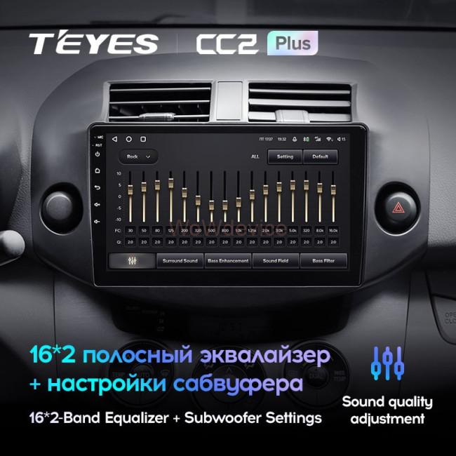 Штатная магнитола Teyes CC2 Plus 3/32 Toyota RAV4 3 XA30 (2005-2013) 10" Штатная магнитола Teyes CC2 Plus 3/32 Toyota RAV4 3 XA30 (2005-2013) 10"