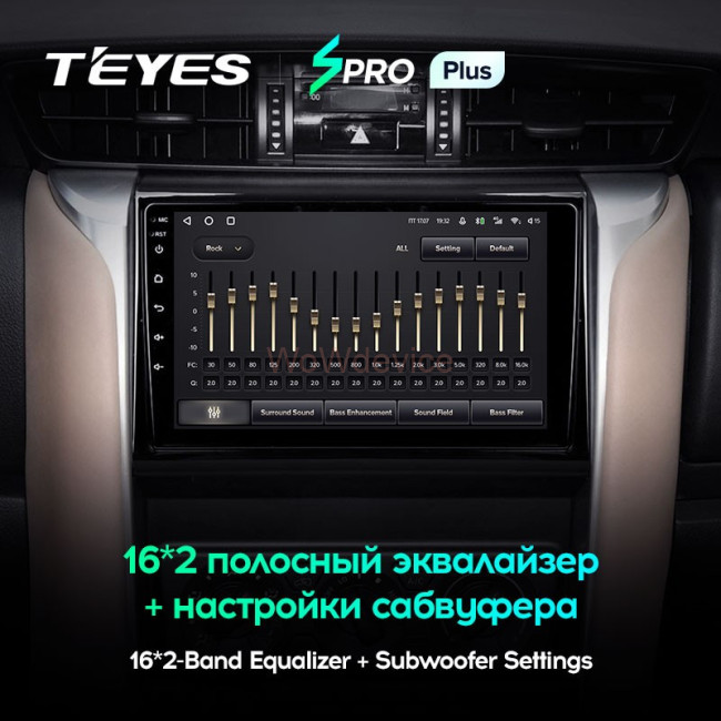 Штатная магнитола Teyes SPRO Plus 3/32 Toyota Fortuner 2 (2015-2018) Штатная магнитола Teyes SPRO Plus 3/32 Toyota Fortuner 2 (2015-2018)
