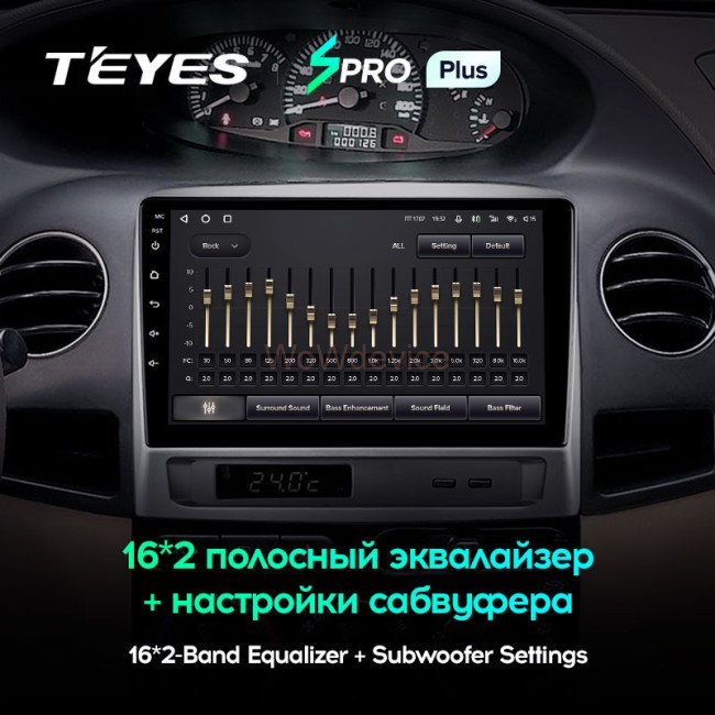 Штатная магнитола Teyes SPRO Plus 6/128 Geely MK 1 (2006-2013)
