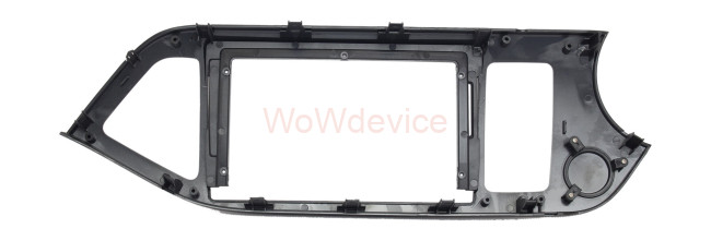 Рамка магнитолы 9.0" (цв.Черный) для KIA Picanto (TA), Morning (TA) 2011-2017 Левый руль Рамка магнитолы 9.0" (цв.Черный) для KIA Picanto (TA), Morning (TA) 2011-2017 Левый руль