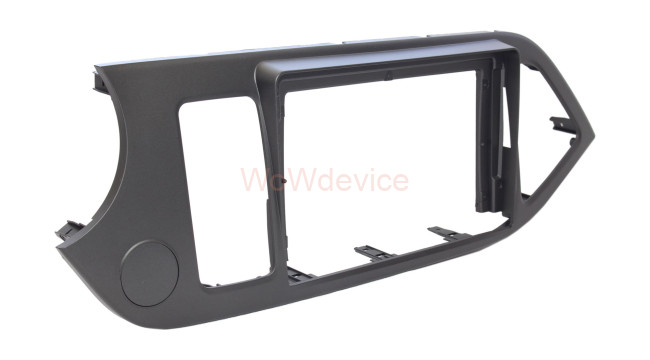 Рамка магнитолы 9.0" (цв.Черный) для KIA Picanto (TA), Morning (TA) 2011-2017 Левый руль Рамка магнитолы 9.0" (цв.Черный) для KIA Picanto (TA), Morning (TA) 2011-2017 Левый руль