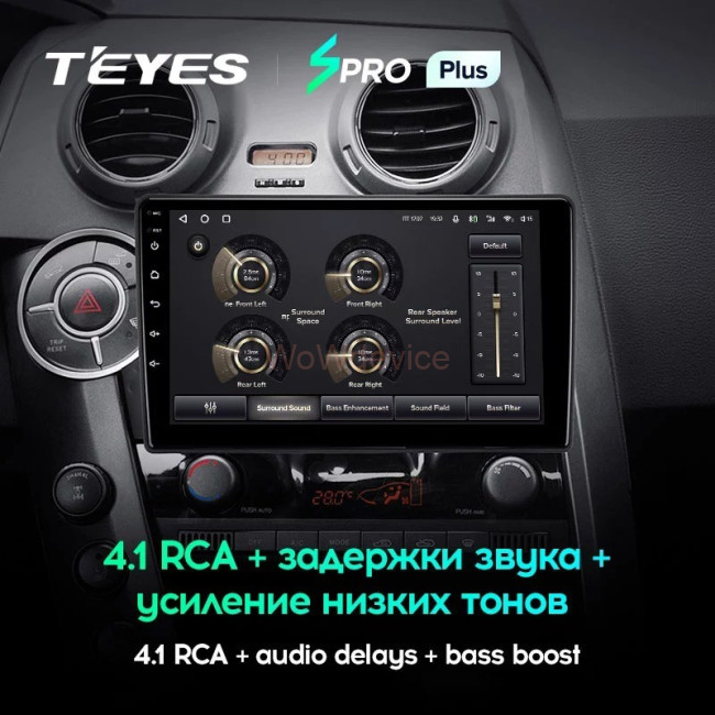 Штатная магнитола Teyes SPRO Plus 6/128 SsangYong Actyon C100 (2005-2011) Штатная магнитола Teyes SPRO Plus 6/128 SsangYong Actyon C100 (2005-2011)