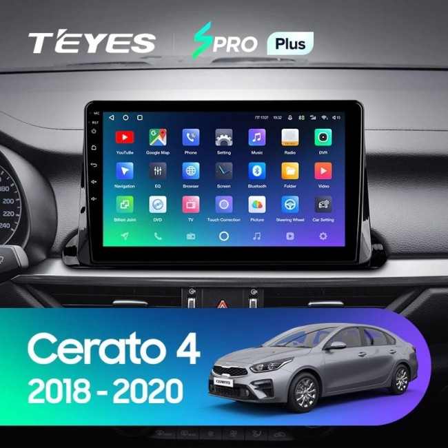 Штатная магнитола Teyes SPRO Plus 3/32 Kia Cerato 4 (2018-2021)