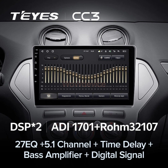Штатная магнитола Teyes CC3 3/32 Ford Mondeo 4 (2006-2010)