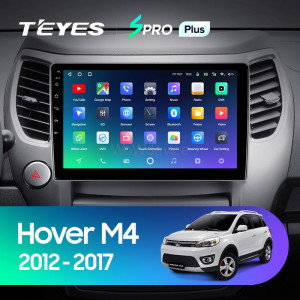 Штатная магнитола Teyes SPRO Plus 6/128 Great Wall Hover M4 (2012-2017)