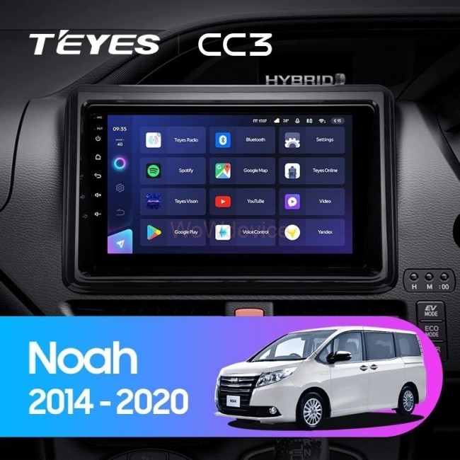 Штатная магнитола Teyes CC3L 4/32 Toyota Voxy III R80 (2014-2020)