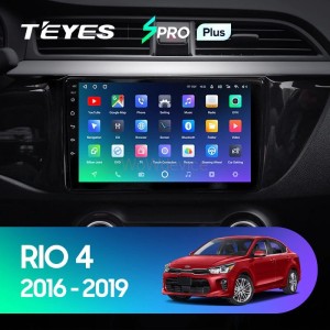 Штатная магнитола Teyes SPRO Plus 6/128 Kia RIO 4 (2016-2019) Тип-B