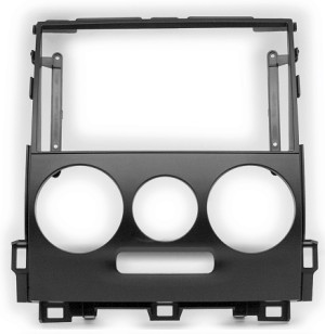 Рамка магнитолы 9.0" (цв.Черный) для TOYOTA Land Cruiser Prado (120) 2002-2009 / LEXUS GX 470 2002-2009 ток без навигации / Кондиционер переменный ток