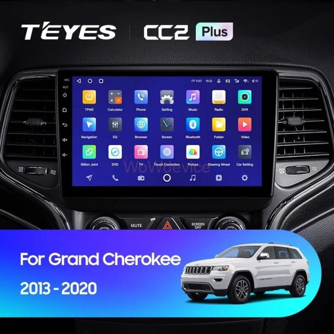 Штатная магнитола Teyes CC2 Plus 4/32 Jeep Grand Cherokee WK2 (2013-2020) F2