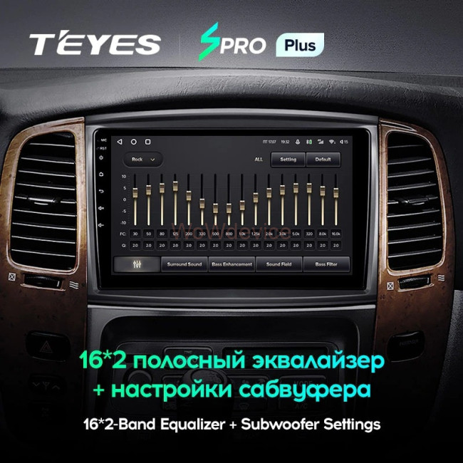 Штатная магнитола Teyes SPRO Plus 3/32 Lexus LX470 J100 2 (2002-2007) Тип-С