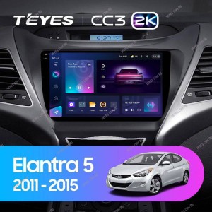 Штатная магнитола Teyes CC3 2K 3/32 Hyundai Elantra 5 JK GD MD UD (2010-2016) F1