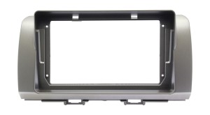 Рамка магнитолы 9.0" (цв.Серебро) для TOYOTA bB 2005-2016 / SUBARU Dex 2008-2013 / DAIHATSU Coo 2005-2013; Materia 2006-2011