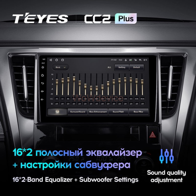 Штатная магнитола Teyes CC2 Plus 6/128 Toyota Alphard H30 (2015-2020)