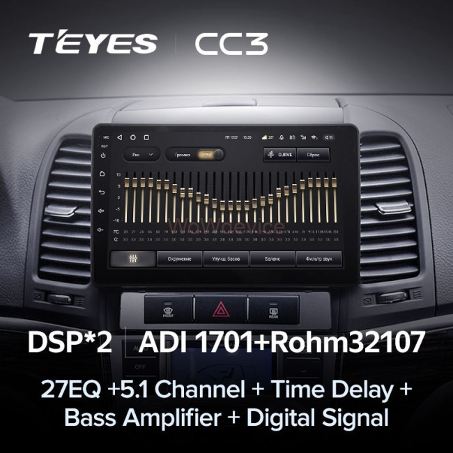 Штатная магнитола Teyes CC3 360 6/128 Hyundai Santa Fe 2 (2006-2012) Штатная магнитола Teyes CC3 360 6/128 Hyundai Santa Fe 2 (2006-2012)