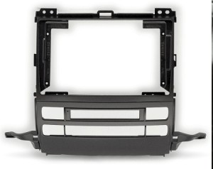 Рамка магнитолы 9.0" (цв.Черный) для TOYOTA Land Cruiser Prado (120) 2002-2009 / LEXUS GX 470 2002-2009 без навигации / Автоматический переменный