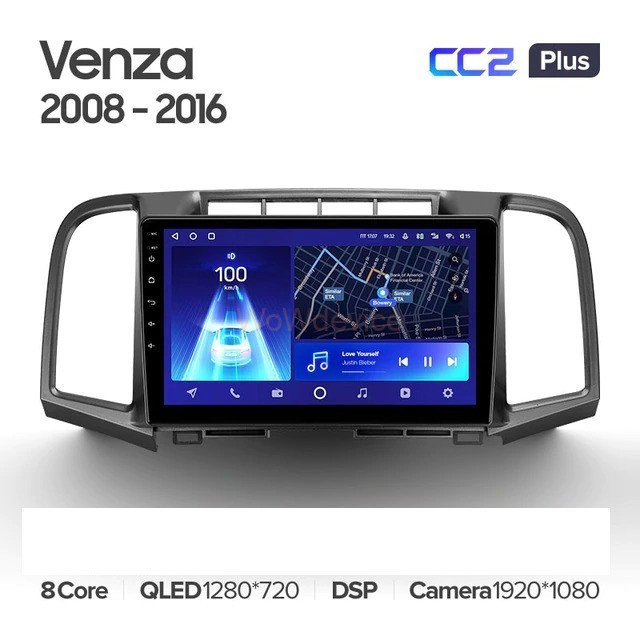 Штатная магнитола Teyes CC2 Plus 3/32 Toyota Venza 2008-2016 Штатная магнитола Teyes CC2 Plus 3/32 Toyota Venza 2008-2016