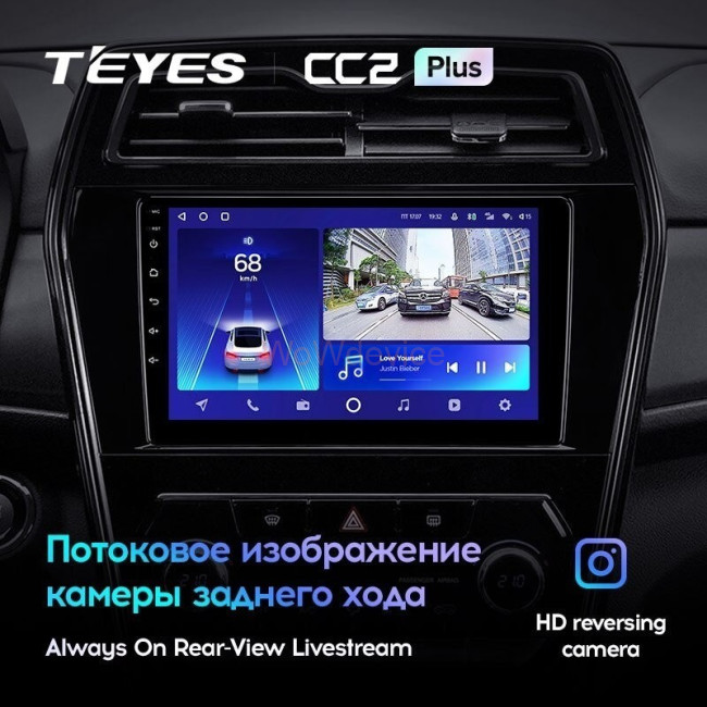 Штатная магнитола Teyes CC2 Plus 4/64 SsangYong Tivoli (2019-2021)