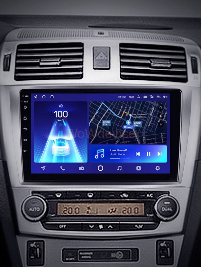 Штатная магнитола Teyes CC2 Plus 6/128 Toyota Avensis 3 (2008-2015)