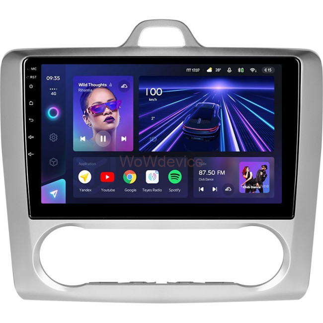 Штатная магнитола Teyes CC3 4/64 Ford Focus 2 Mk 2 (2005-2010) F2 Штатная магнитола Teyes CC3 4/64 Ford Focus 2 Mk 2 (2005-2010) F2