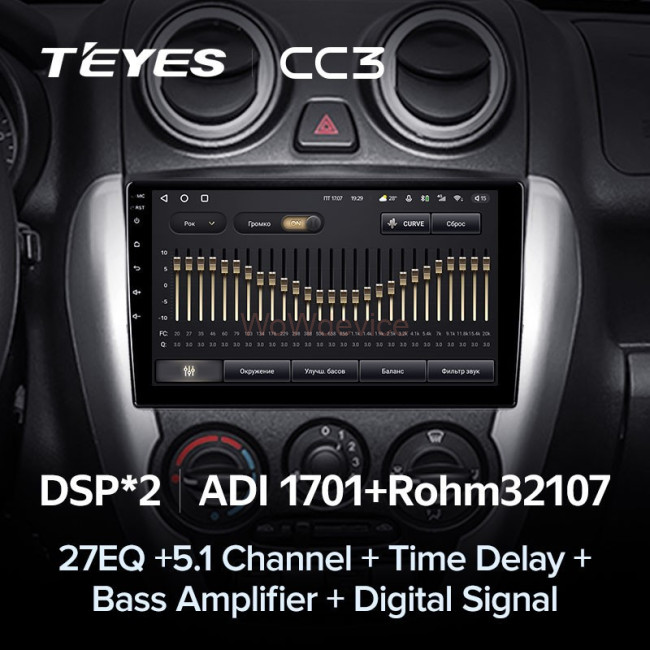 Штатная магнитола Teyes CC3 4/64 LADA Granta Sport 2011-2018 Тип-B Штатная магнитола Teyes CC3 4/64 LADA Granta Sport 2011-2018 Тип-B