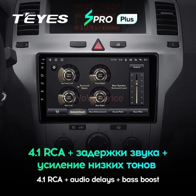 Штатная магнитола Teyes SPRO Plus 3/32 Opel Astra H (2004-2014) F1