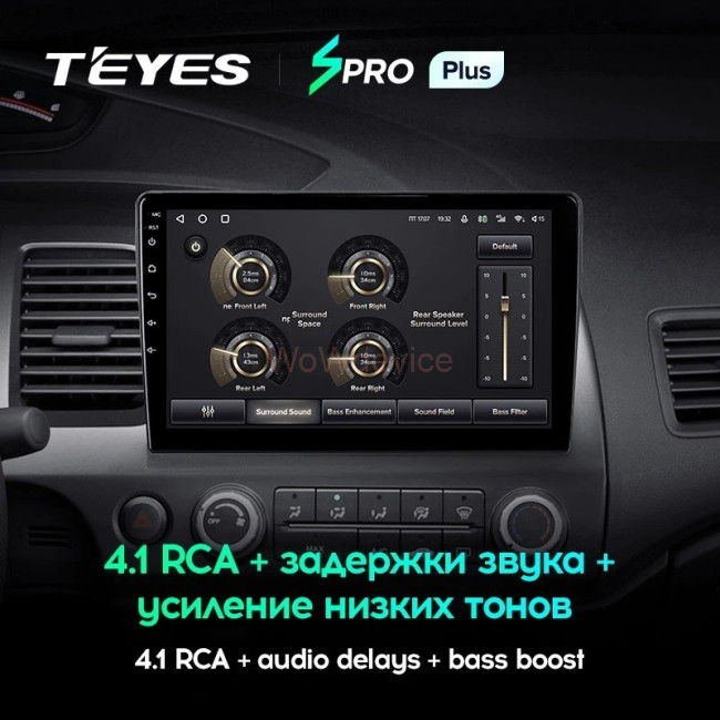 Штатная магнитола Teyes SPRO Plus 6/128 Honda Civic Hatchback (2006-2012) Штатная магнитола Teyes SPRO Plus 6/128 Honda Civic Hatchback (2006-2012)