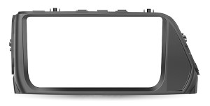 Рамка магнитолы 9.0" (цв.Черный) для HYUNDAI Reina 2017+ Рынок Китая