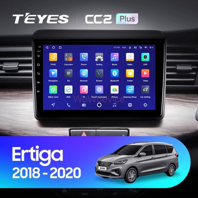 Штатная магнитола Teyes CC2 Plus 4/32 Suzuki Ertiga (2018-2020)