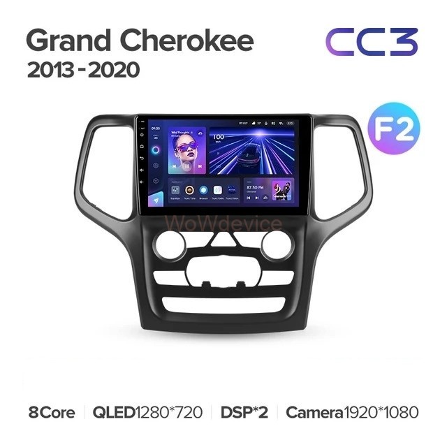 Штатная магнитола Teyes CC3 4/32 Jeep Grand Cherokee WK2 (2013-2020) F2