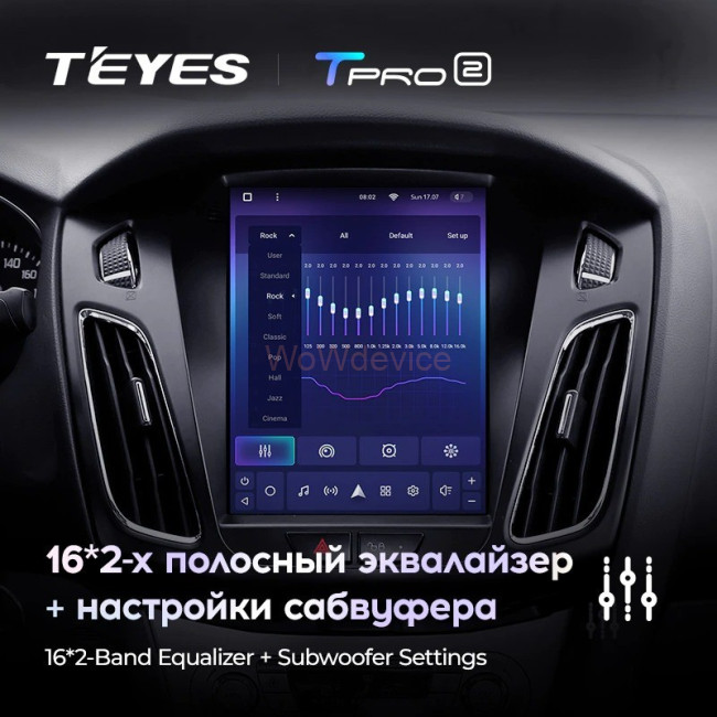 Штатная магнитола Tesla style Teyes TPRO 2 4/64 Ford Focus 3 Mk 3 2011-2019 Штатная магнитола Tesla style Teyes TPRO 2 4/64 Ford Focus 3 Mk 3 2011-2019