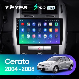 Штатная магнитола Teyes SPRO Plus 3/32 Kia Cerato 1 LD (2004-2008) F1