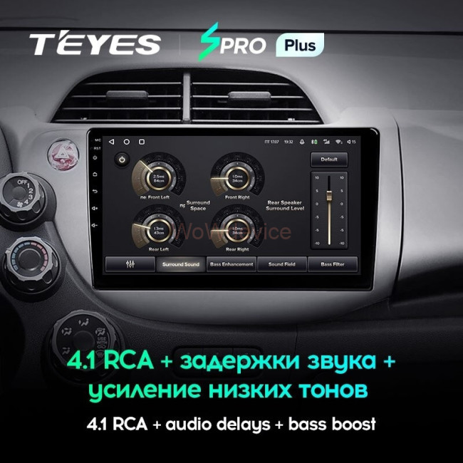 Штатная магнитола Teyes SPRO Plus 4/64 Honda Fit 2 GE (2007-2014) Штатная магнитола Teyes SPRO Plus 4/64 Honda Fit 2 GE (2007-2014)