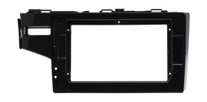 Рамка магнитолы 10.2" (цв.Глянцевый Черный) для HONDA Fit, Jazz 2013-2020 Левый руль / без SRS