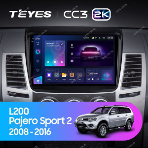 Штатная магнитола Teyes CC3 2K 3/32 Mitsubishi Pajero Sport 2 (2008-2016)