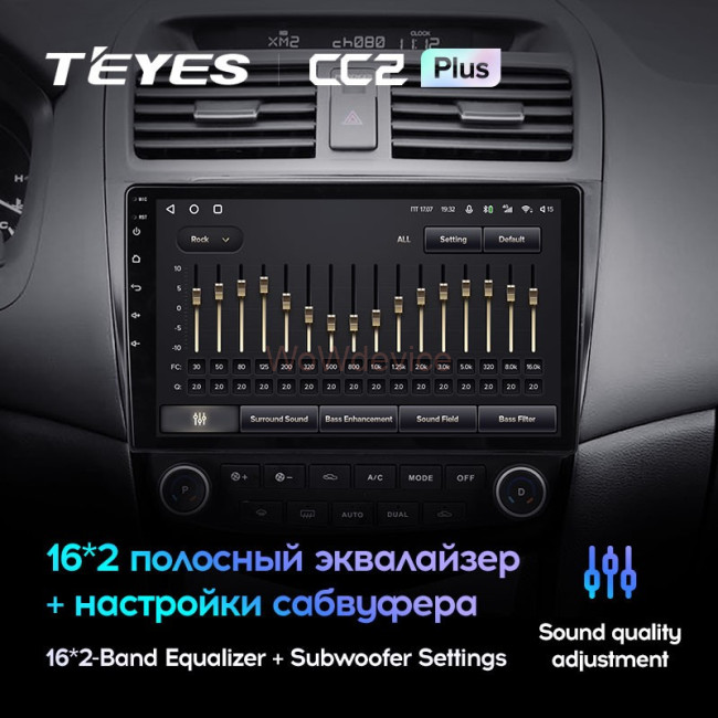 Штатная магнитола Teyes CC2 Plus 3/32 Honda Accord 7 (2005-2008)