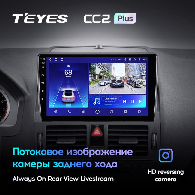 Штатная магнитола Teyes CC2L Plus 2/32 Mercedes Benz C-Class 3 W204 S204 (2006-2011)