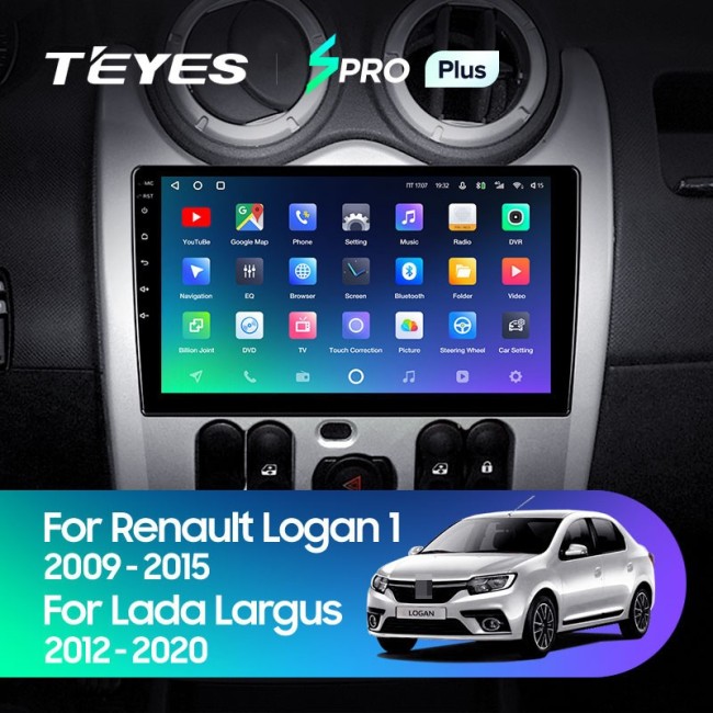 Штатная магнитола Teyes SPRO Plus 4/64 Lada Largus (2012-2020)