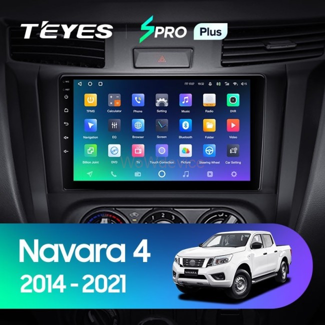 Штатная магнитола Teyes SPRO Plus 6/128 Nissan Navara D23 IV (2014-2021) Тип-В