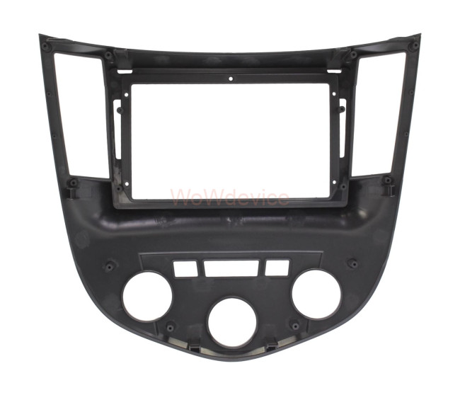 Рамка магнитолы 9.0" (цв.Черный) для HAIMA (3) 2008-2013