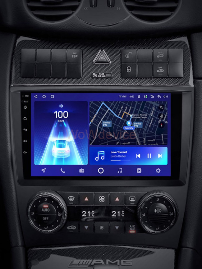 Штатная магнитола Teyes CC2 Plus 4/64 Mercedes Benz C-Class W203 CL203 C209 A209 (2004-2011)