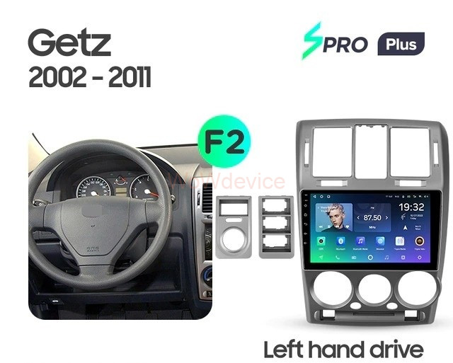 Штатная магнитола Teyes SPRO Plus 6/128 Hyundai Getz (2002-2011) F2 Штатная магнитола Teyes SPRO Plus 6/128 Hyundai Getz (2002-2011) F2