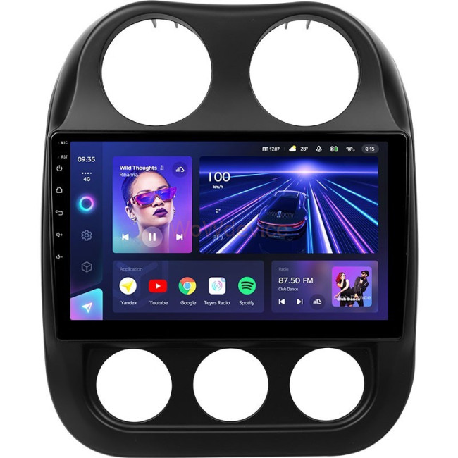 Штатная магнитола Teyes CC3 3/32 Jeep Compass 1 MK (2009-2015) Штатная магнитола Teyes CC3 3/32 Jeep Compass 1 MK (2009-2015)