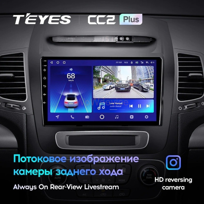 Штатная магнитола Teyes CC2 Plus 4/64 Kia Sorento 2 II XM (2012-2021) F3 Штатная магнитола Teyes CC2 Plus 4/64 Kia Sorento 2 II XM (2012-2021) F3