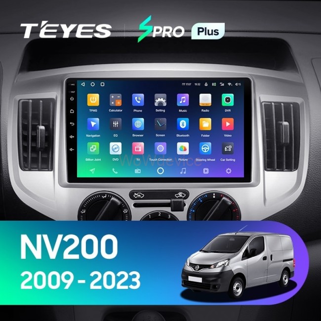 Штатная магнитола Teyes SPRO Plus 6/128 Nissan NV200 M20 (2009-2023)
