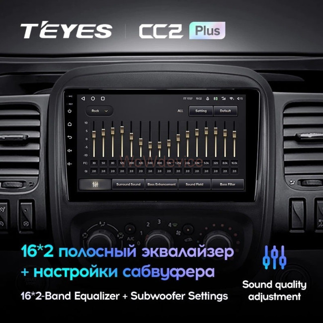 Штатная магнитола Teyes CC2 Plus 6/128 Opel Vivaro B (2014-2018) Штатная магнитола Teyes CC2 Plus 6/128 Opel Vivaro B (2014-2018)