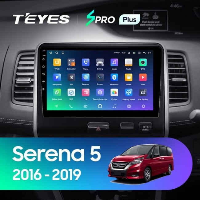 Штатная магнитола Teyes SPRO Plus 4/64 Nissan Serena 5 C27 (2016-2019) F2 правый руль